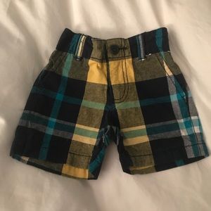 Gymboree Baby Boy Plaid Shorts 6-12mo